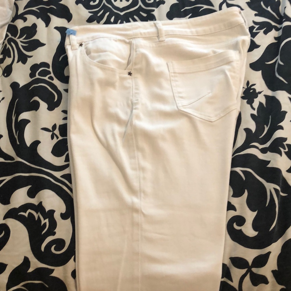 Gibson Latimer white ankle pants